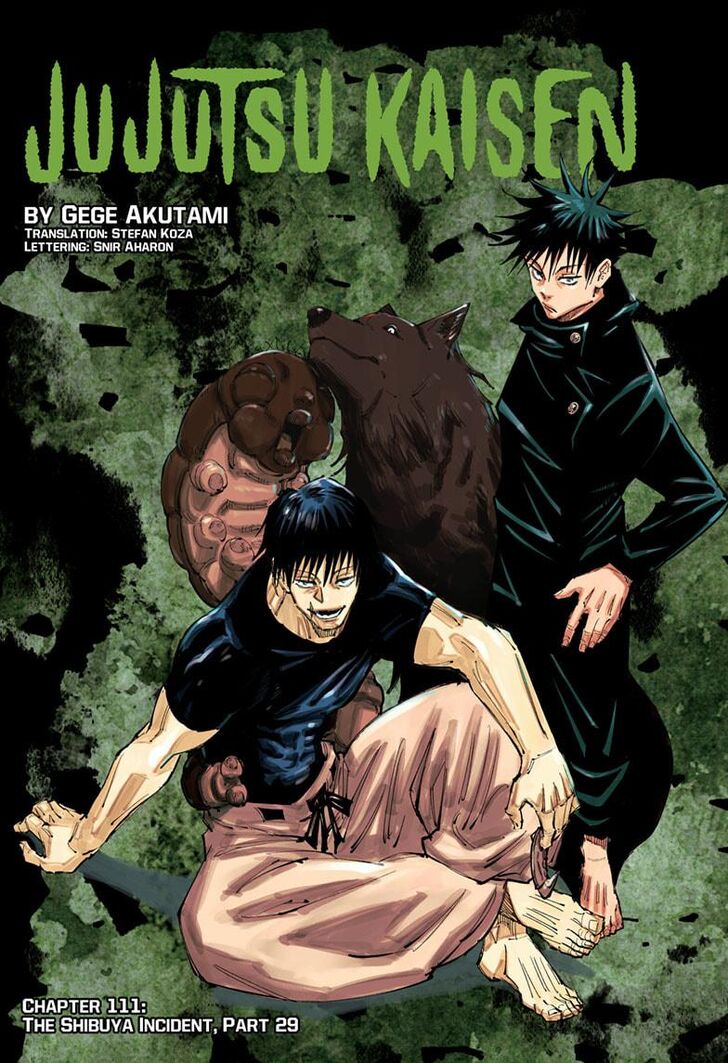 Jujutsu Kaisen, Chapter 111 image 01