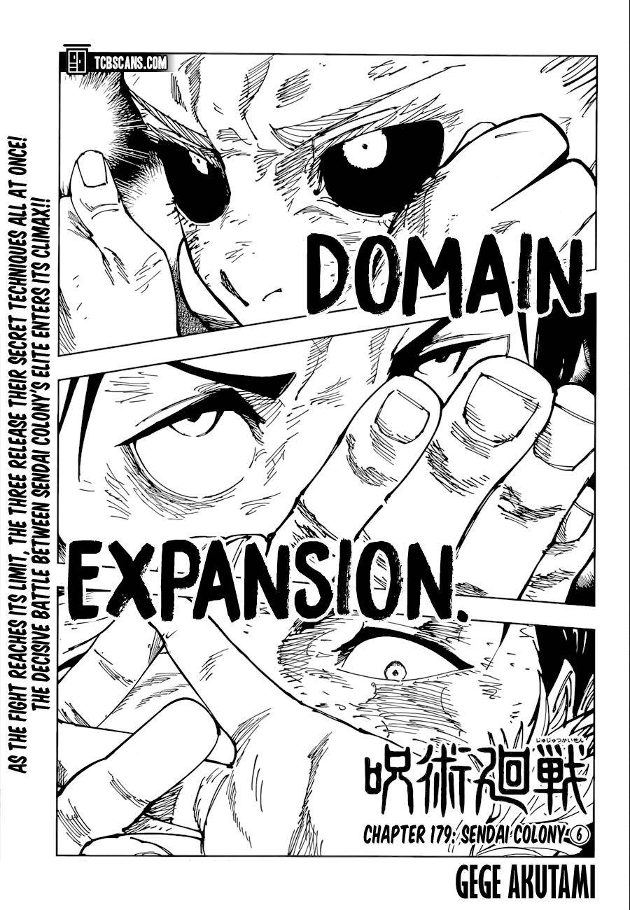 Jujutsu Kaisen, Chapter 179 image 01