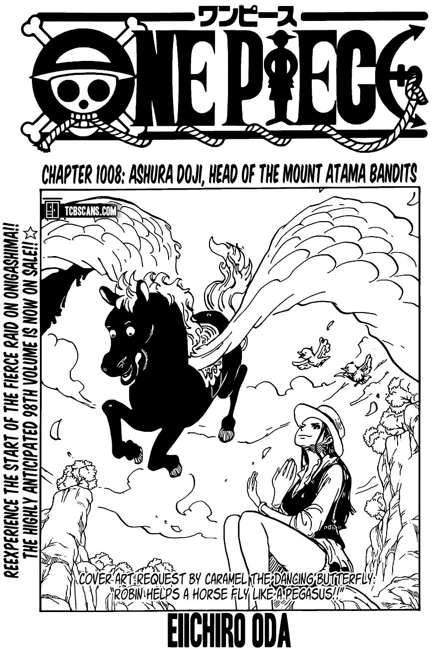 One PieceOne Piece, Chapter 1008 image 01