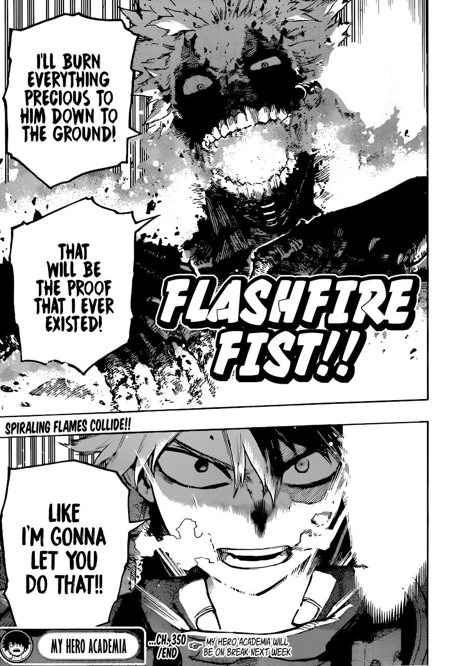 My Hero AcademiaMy Hero Academia, Chapter 350 image 18