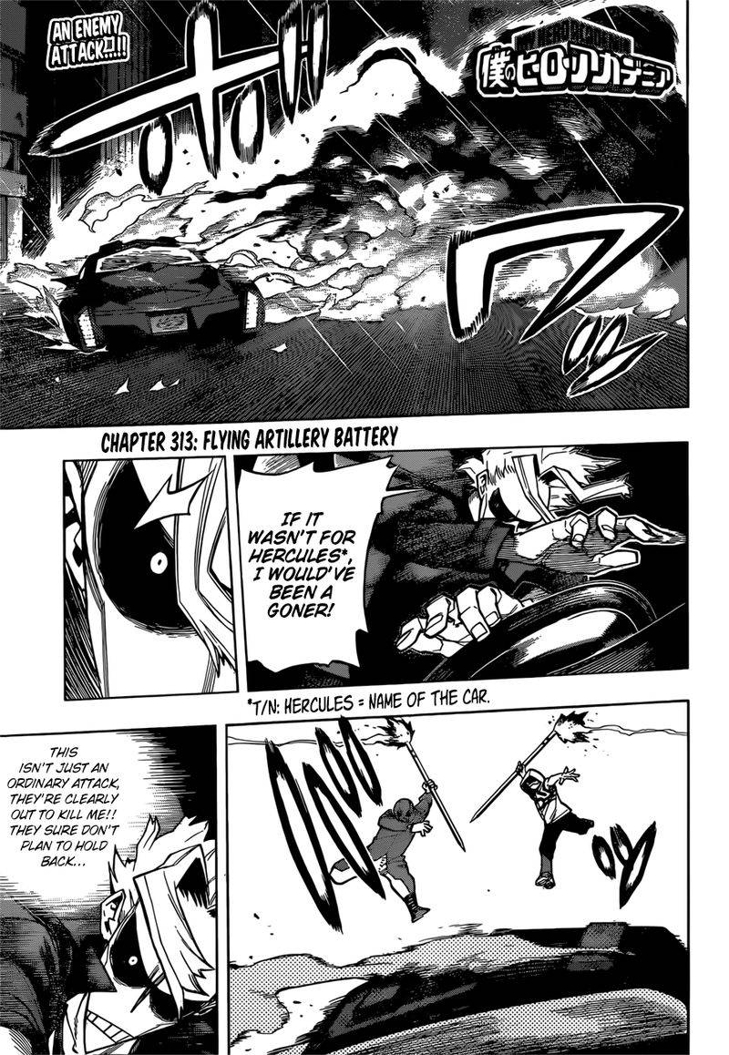 My Hero AcademiaMy Hero Academia, Chapter 313 image 01