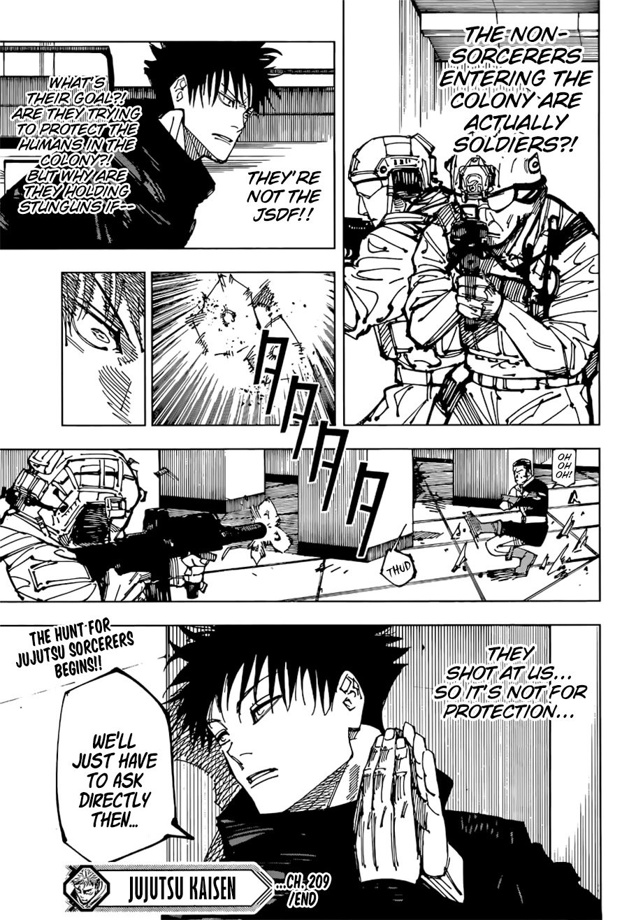 Jujutsu Kaisen, Chapter 209 image 20