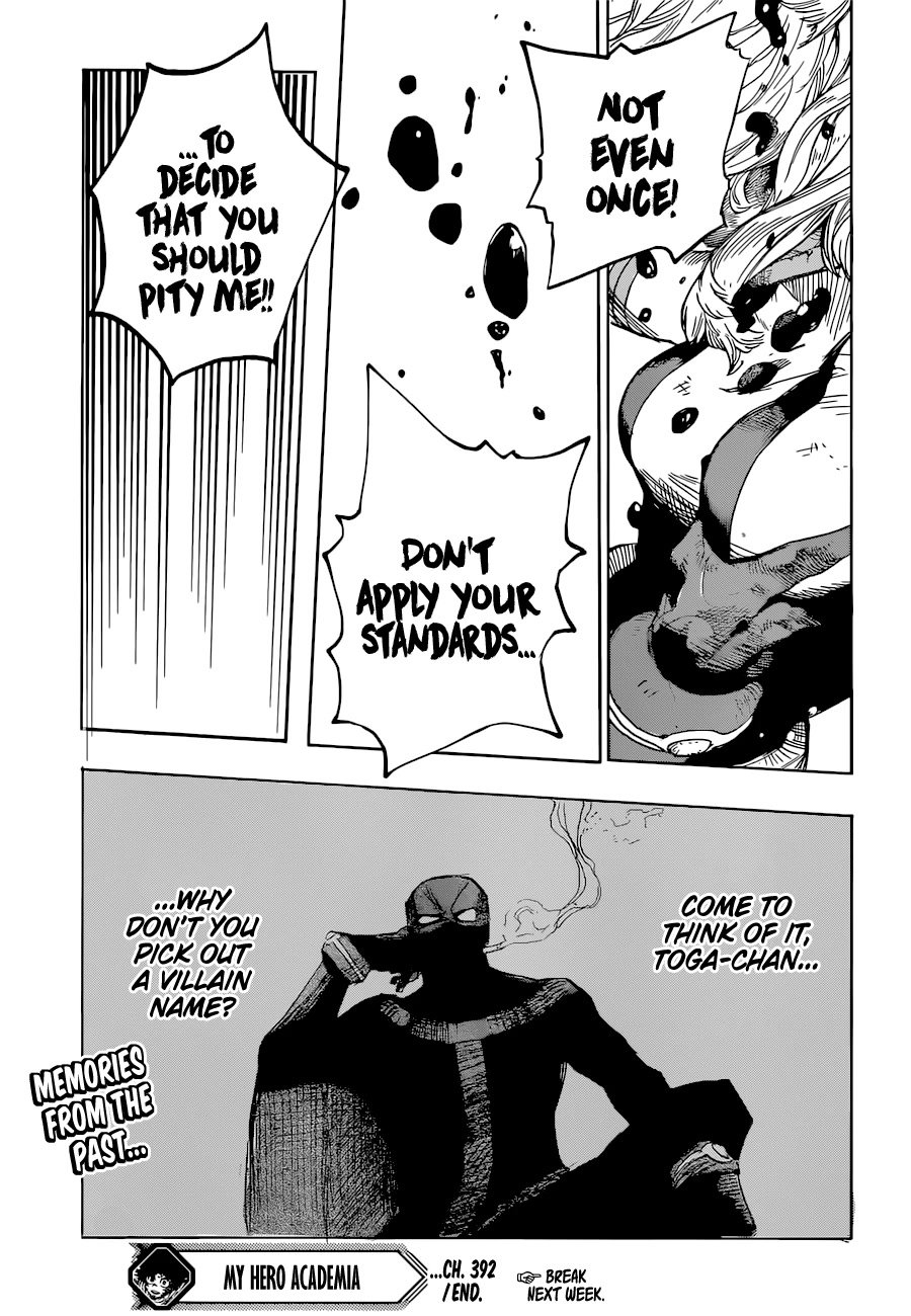 My Hero AcademiaMy Hero Academia, Chapter 392 image 14