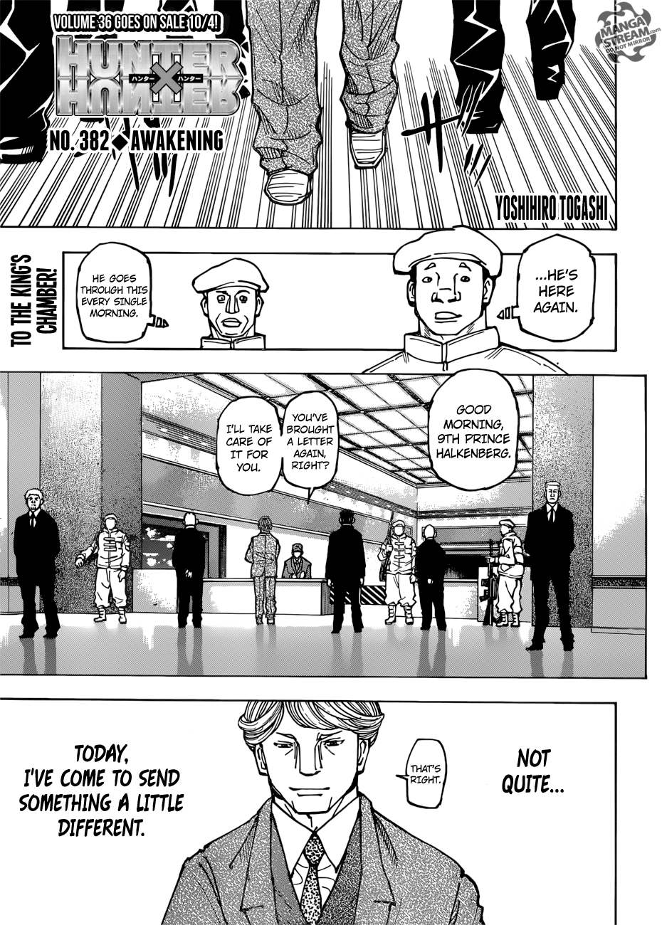 Hunter x Hunter, Chapter 382 image 01