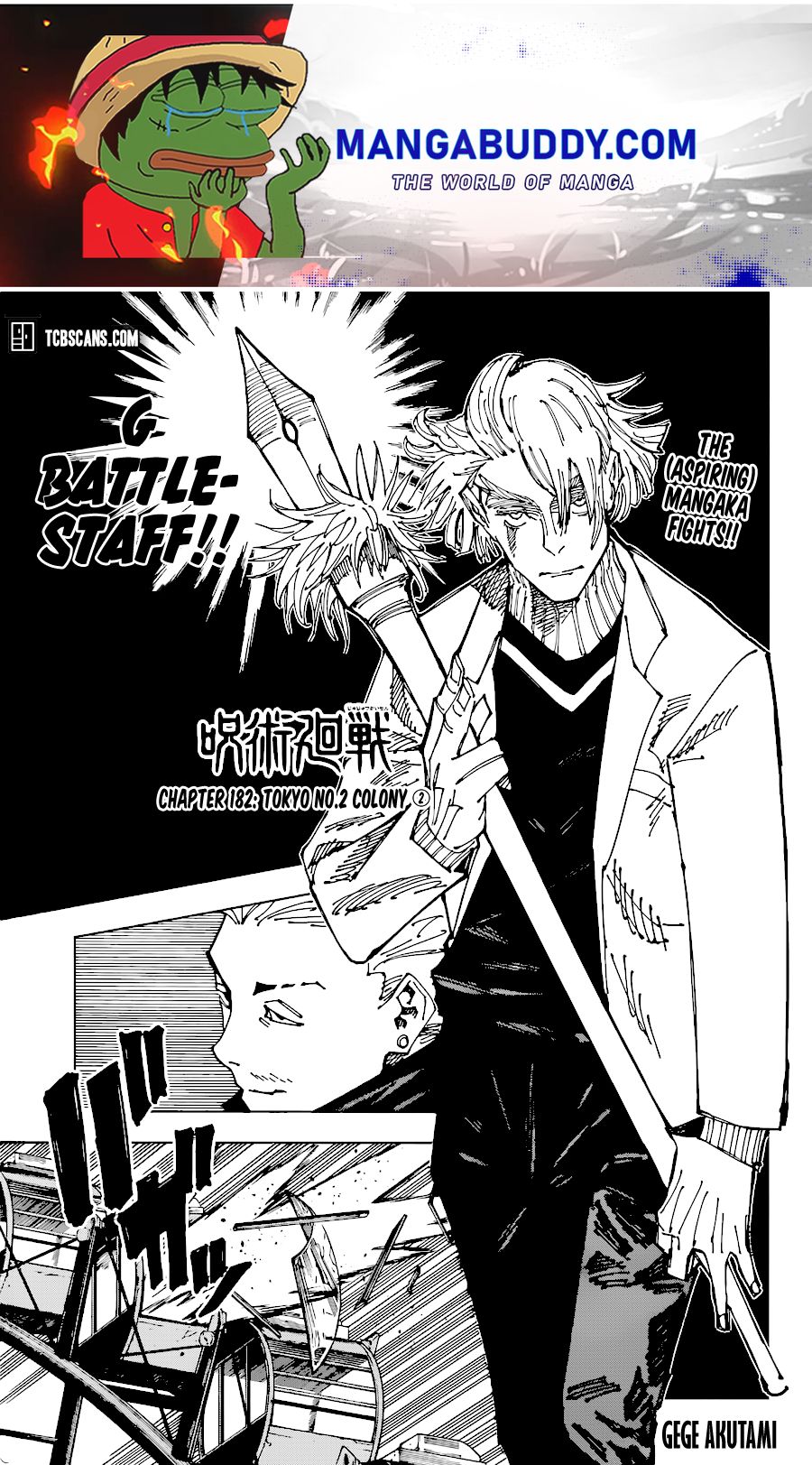 Jujutsu Kaisen, Chapter 182 image 01