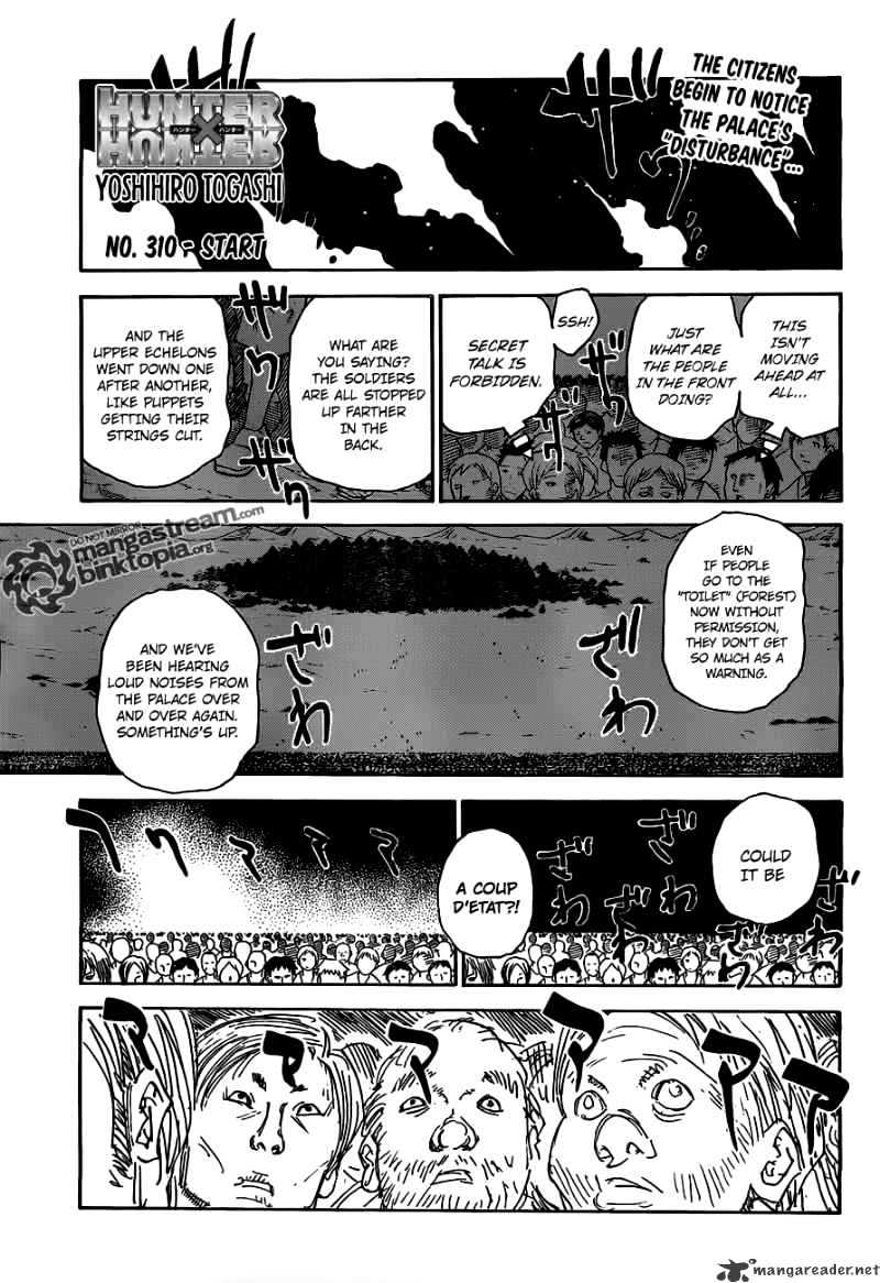 Hunter x Hunter, Chapter 310 image 01