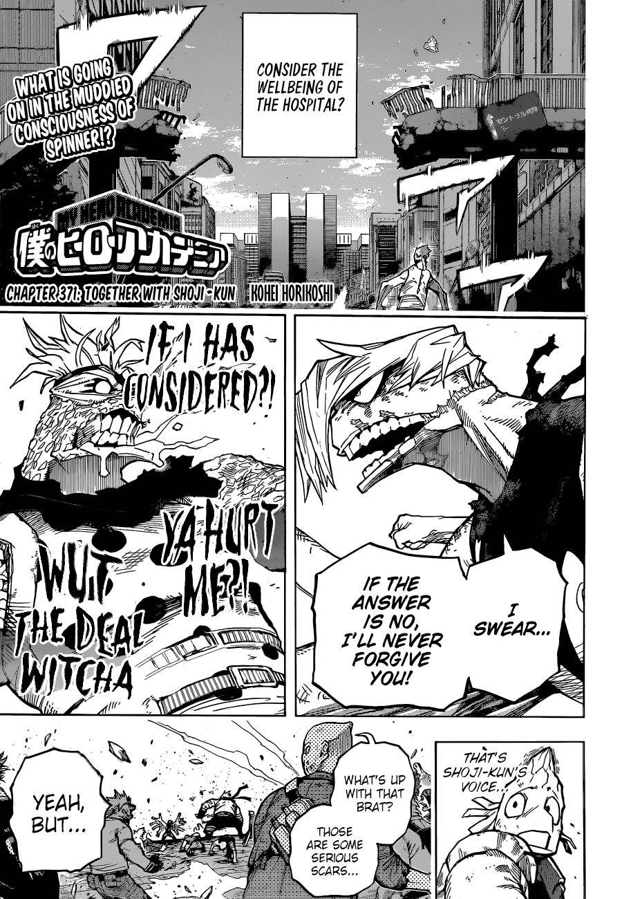 My Hero AcademiaMy Hero Academia, Chapter 371 image 01