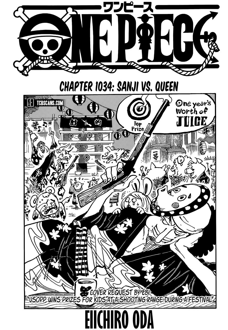 One PieceOne Piece, Chapter 1034 image 01